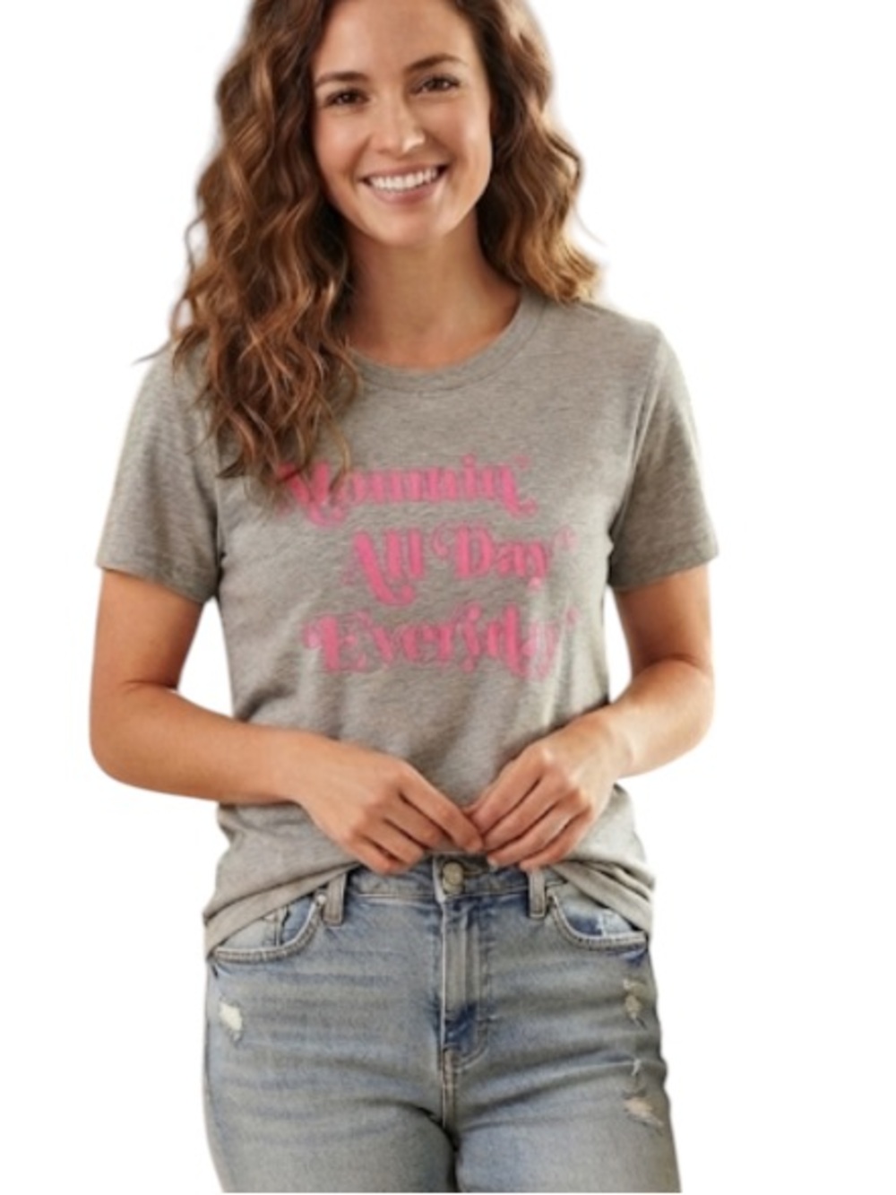 JERRYLEIGH T shirt Heather Grey size L new with tag